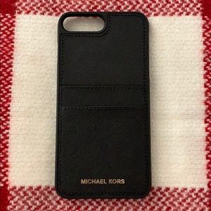 Micheal Kors Saffiano Leather Iphone Case